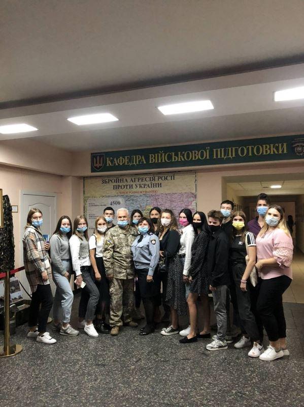 Студентам ННІ № 3 презентували кафедру військової підготовки НАВС 