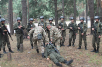 Група інструкторів продовжує підготовку курсантів у навчальному центрі Національної гвардії України Фото